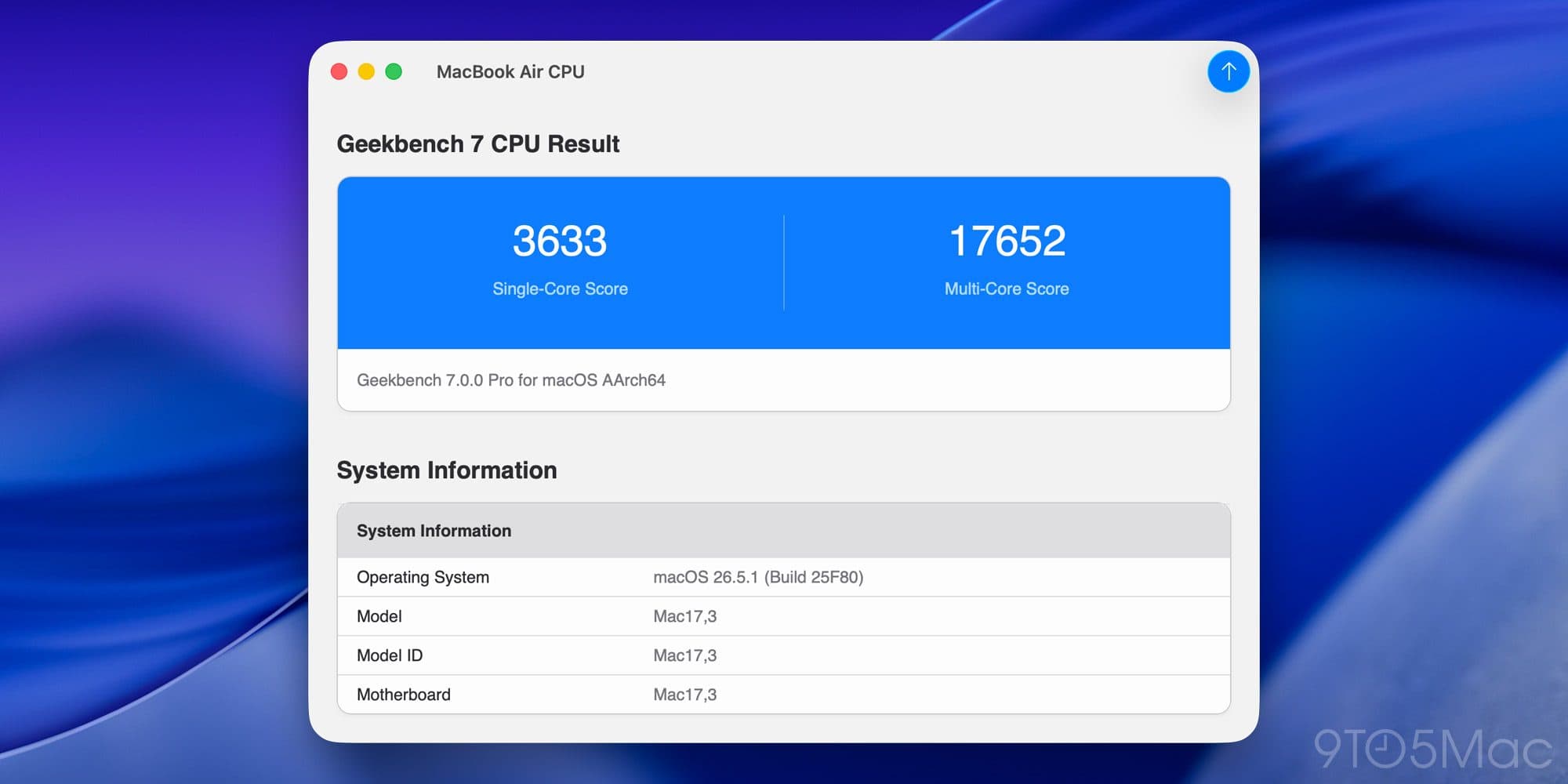انتشار بنچمارک Geekbench 7