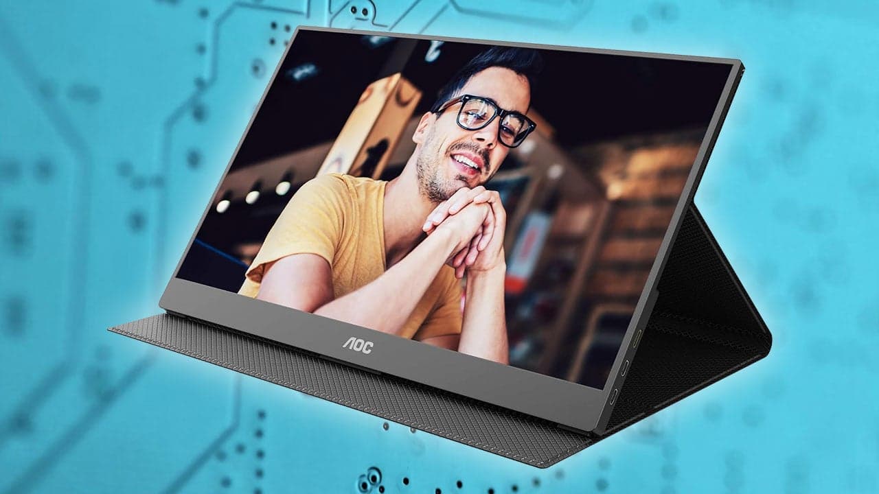 کاهش قیمت مانیتور قابل حمل AOC به ۴۹.۹۹ دلار