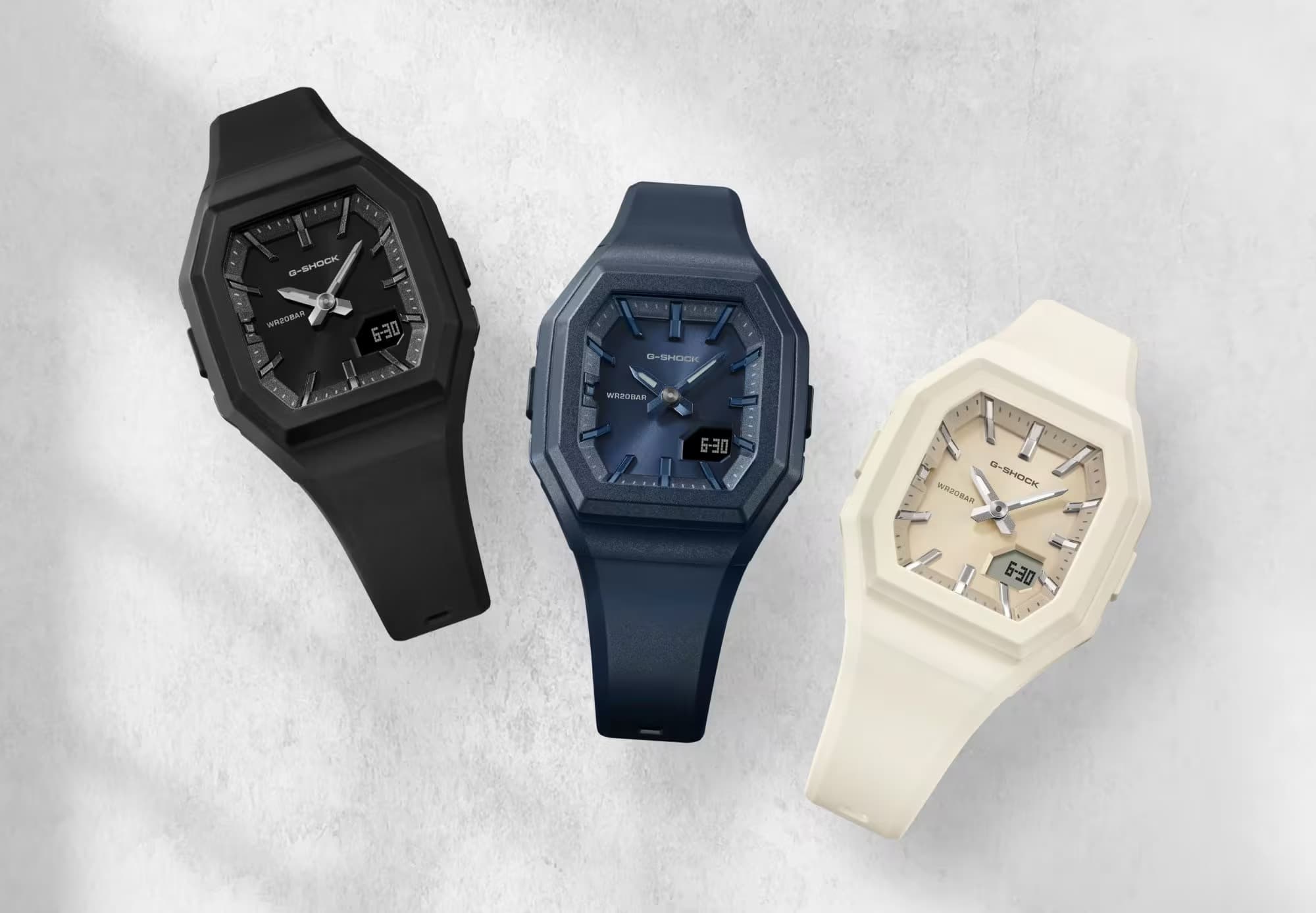 معرفی سه ساعت شیک کاسیو G-Shock GMA-S160 با بدنه سبک