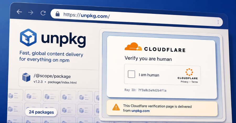 سوءاستفاده از ۲۴ پکیج npm برای میزبانی صفحات فیشینگ کپچا