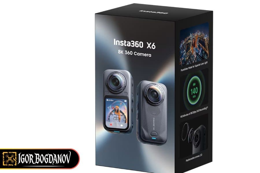 نشت مشخصات Insta360 X6 از روی جعبه خردهفروشی