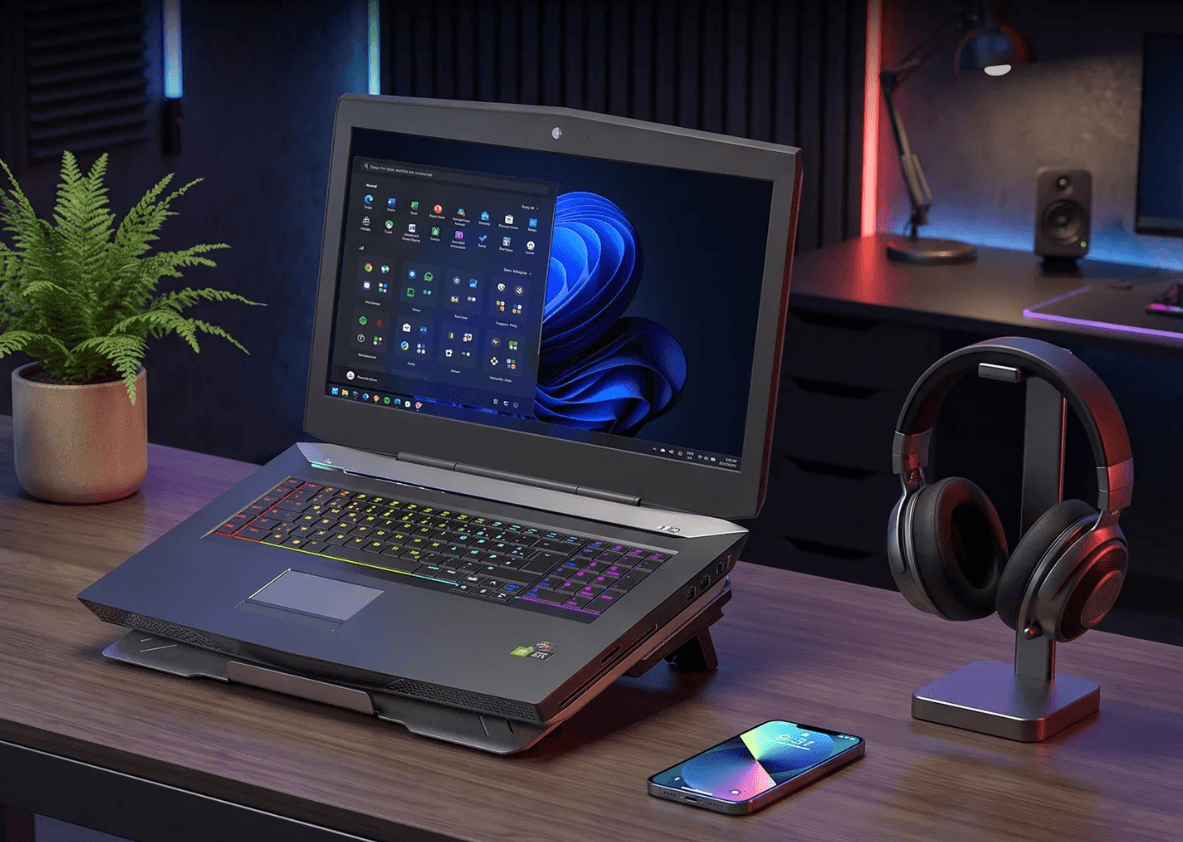 معرفی پد خنککننده لپتاپ پورترونیکس AeroDock Ultra با سه فن و نورپردازی RGB