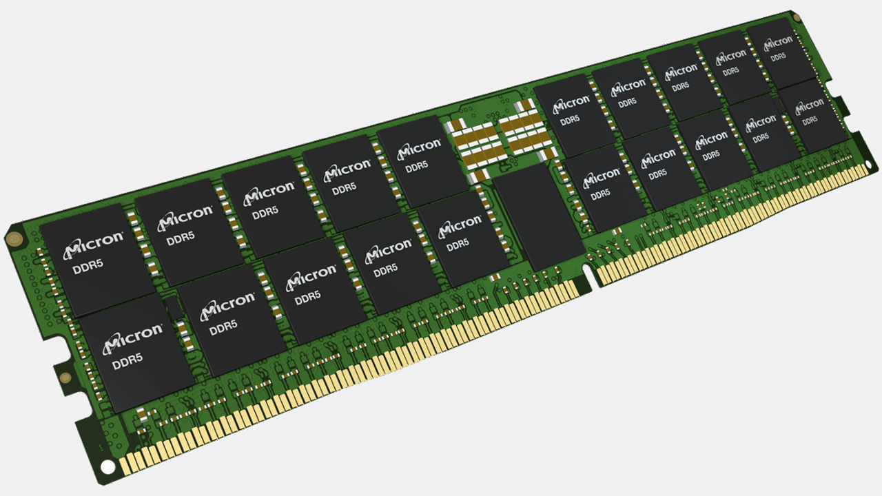 ماژول حافظه ۵۱۲ گیگابایتی مایکرون با فرکانس DDR5-9200