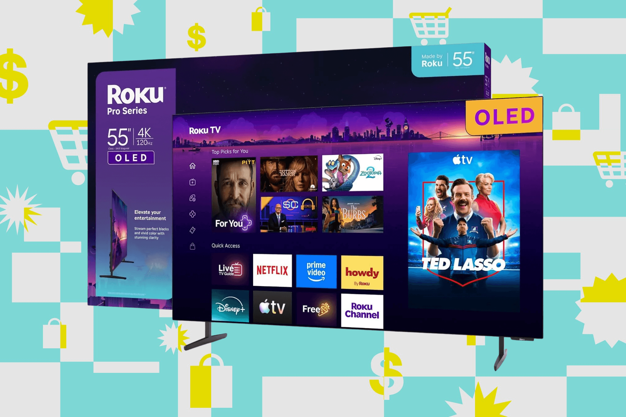 اولین تلویزیونهای OLED روکو با تخفیف تا ۴۰۰ دلاری